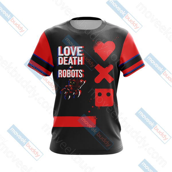 Death & Robots Unisex 3D T-shirt